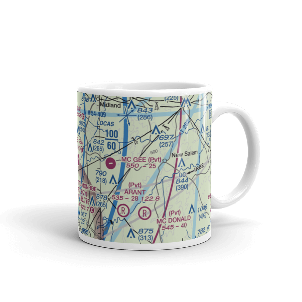 Goose Creek Airport (28A) VFR Sectional  Mug 