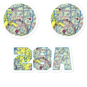 Goose Creek Airport (28A) VFR Sectional Sticker Pack