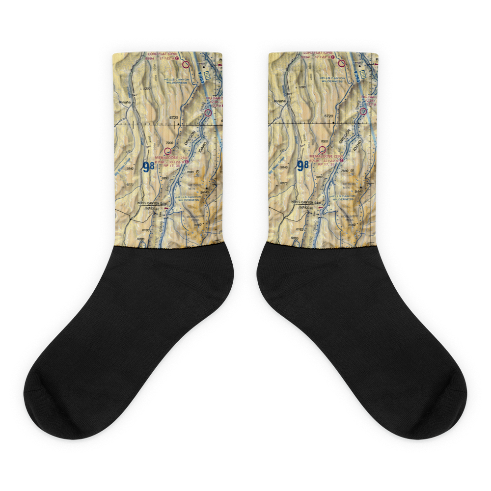Memaloose Airport (25U) VFR Sectional Socks 