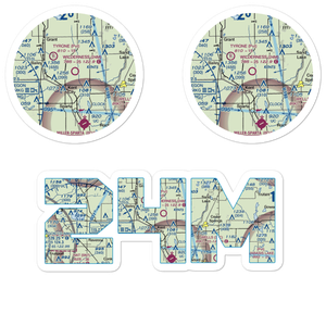 Wilderness Airpark (24M) VFR Sectional Sticker Pack