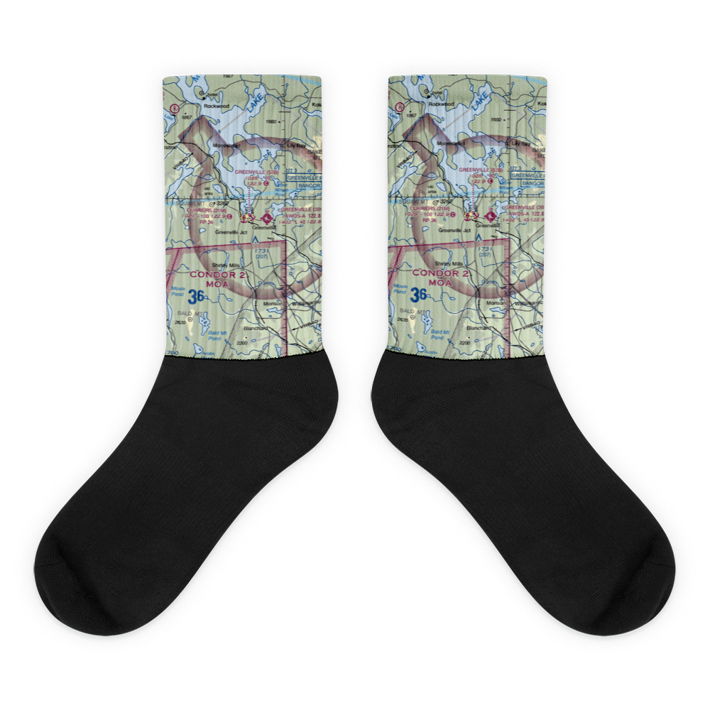 Currier's Seaplane Base (21M) VFR Sectional Socks 