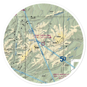 Quail Creek Airport (20K) VFR Sectional Sticker (30 mile)