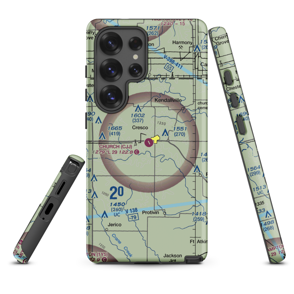 Ellen Church Field (CJJ) VFR Sectional Samsung Phone Case Samsung Galaxy S25 Ultra model shown