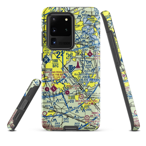 Ellington Airport (EFD) VFR Sectional Samsung Phone Case