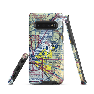 Elmendorf Air Force Base (EDF) VFR Sectional Samsung Phone Case