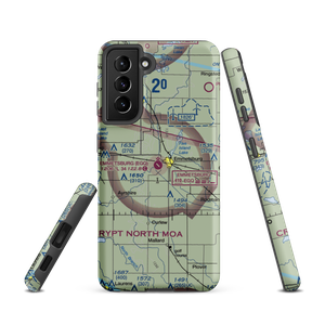 Emmetsburg Municipal Airport (EGQ) VFR Sectional Samsung Phone Case