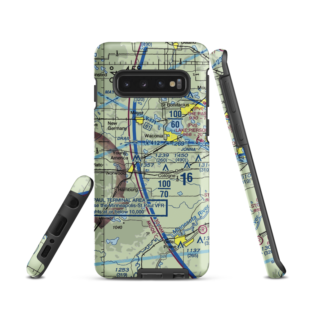 Empire Farm Strip (MN15) VFR Sectional Samsung Phone Case Samsung Galaxy S10 model shown