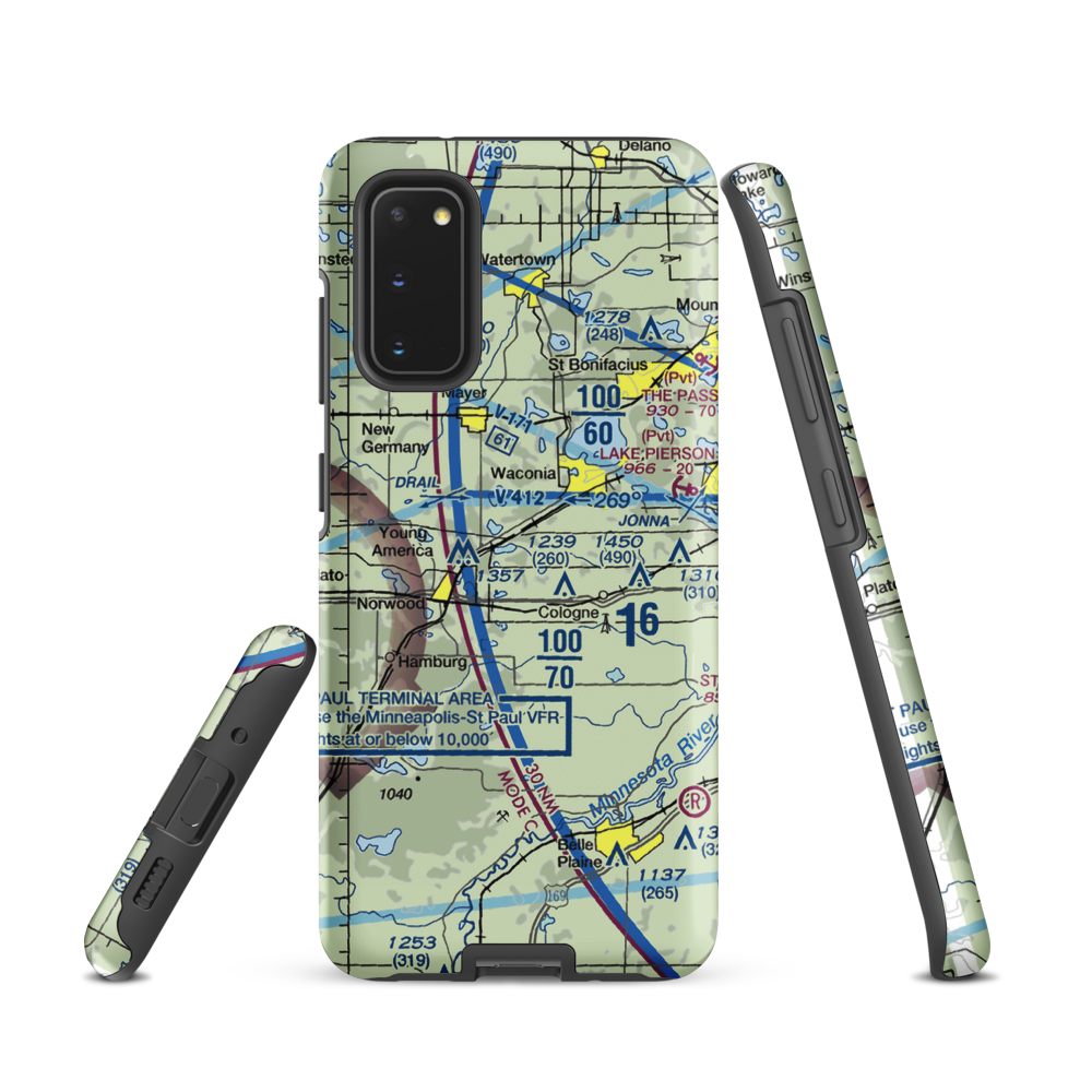 Empire Farm Strip (MN15) VFR Sectional Samsung Phone Case Samsung Galaxy S20 model shown