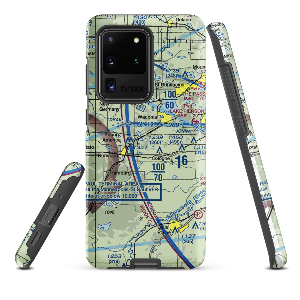 Empire Farm Strip (MN15) VFR Sectional Samsung Phone Case Samsung Galaxy S20 Ultra model shown