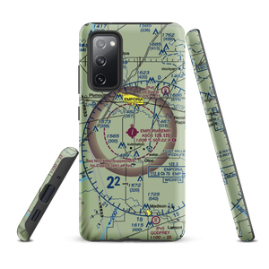 Emporia Municipal Airport (EMP) VFR Sectional Samsung Phone Case