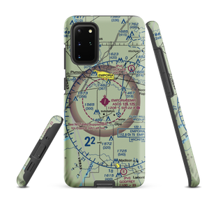 Emporia Municipal Airport (EMP) VFR Sectional Samsung Phone Case