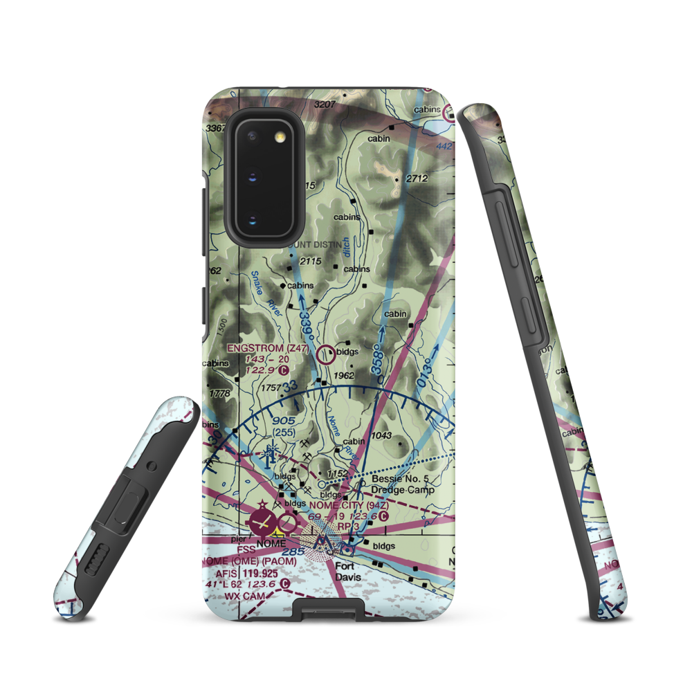 Engstrom Field (Z47) VFR Sectional Samsung Phone Case Samsung Galaxy S20 model shown