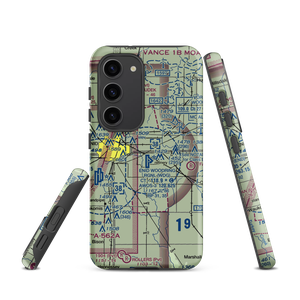 Enid Woodring Regional Airport (WDG) VFR Sectional Samsung Phone Case