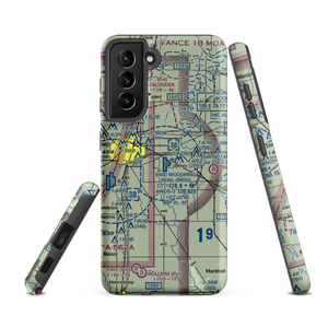 Enid Woodring Regional Airport (WDG) VFR Sectional Samsung Phone Case