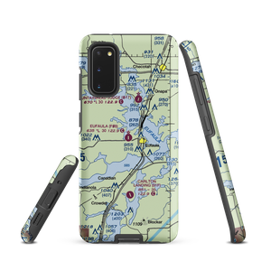 Eufaula Municipal Airport (F08) VFR Sectional Samsung Phone Case