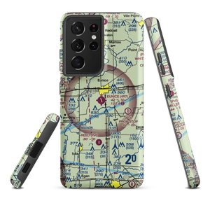 Eunice Airport (4R7) VFR Sectional Samsung Phone Case