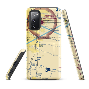 Evans Airport (7KS7) VFR Sectional Samsung Phone Case