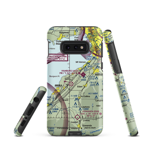 Evans Airways Airport (4NK3) VFR Sectional Samsung Phone Case