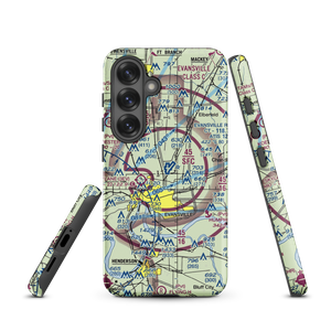 Evansville Regional Airport (EVV) VFR Sectional Samsung Phone Case