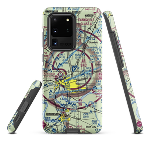 Evansville Regional Airport (EVV) VFR Sectional Samsung Phone Case