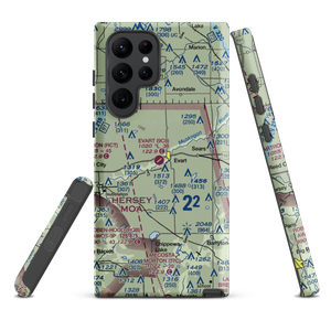 Evart Municipal Airport (9C8) VFR Sectional Samsung Phone Case