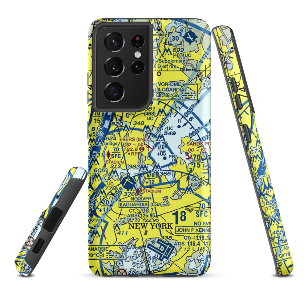 Evers Seaplane Base (6N6) VFR Sectional Samsung Phone Case Samsung Galaxy S21 Ultra model shown