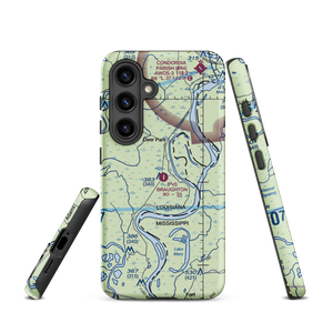 F L Braughton Airport (LA40) VFR Sectional Samsung Phone Case