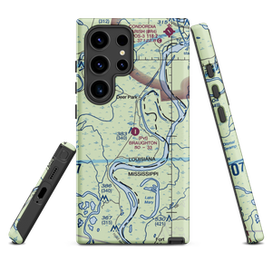 F L Braughton Airport (LA40) VFR Sectional Samsung Phone Case