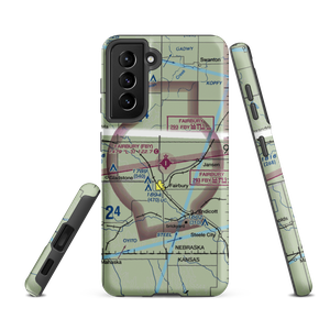 Fairbury Municipal Airport (FBY) VFR Sectional Samsung Phone Case