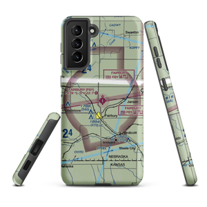 Fairbury Municipal Airport (FBY) VFR Sectional Samsung Phone Case