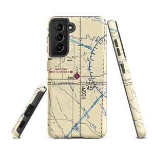 Faith Municipal Airport (D07) VFR Sectional Samsung Phone Case