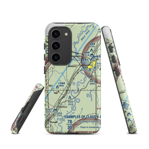 Falwell Railroad Field (FALRR) VFR Sectional Samsung Phone Case