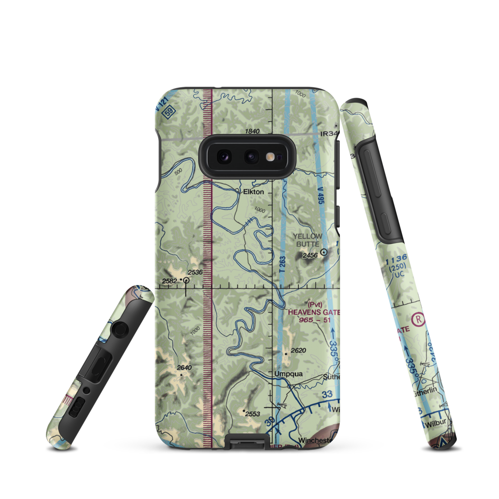 Farm Yard Field (94OR) VFR Sectional Samsung Phone Case Samsung Galaxy S10 Plus model shown