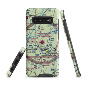 Farmville Regional Airport (FVX) VFR Sectional Samsung Phone Case