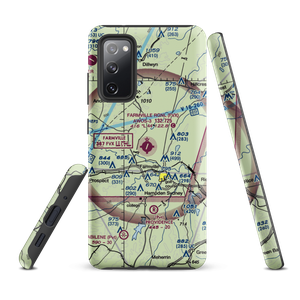 Farmville Regional Airport (FVX) VFR Sectional Samsung Phone Case