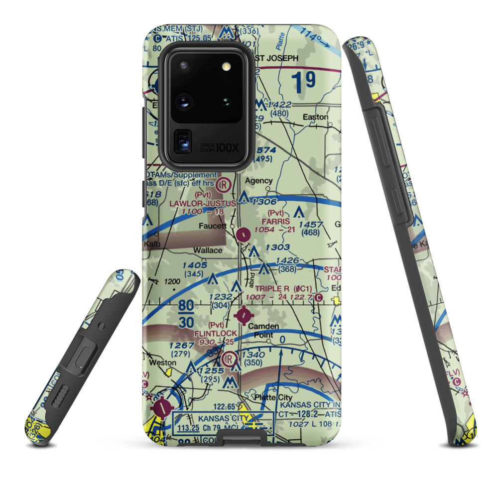 Farris Strip (61MU) VFR Sectional Samsung Phone Case Samsung Galaxy S20 Ultra model shown