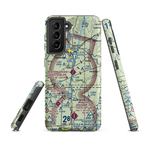 Fayetteville Municipal Airport (FYM) VFR Sectional Samsung Phone Case