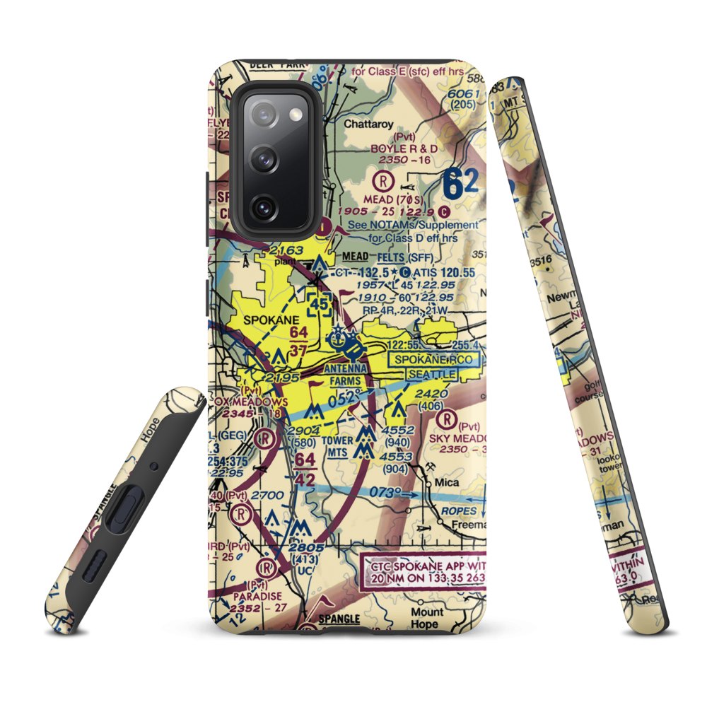 Felts Field (SFF) VFR Sectional Samsung Phone Case Samsung Galaxy S20 FE model shown