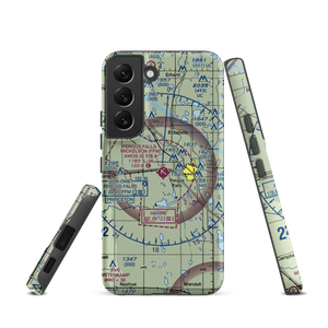 Fergus Falls Municipal Airport - Einar Mickelson Field (FFM) VFR Sectional Samsung Phone Case