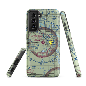 Fergus Falls Municipal Airport - Einar Mickelson Field (FFM) VFR Sectional Samsung Phone Case