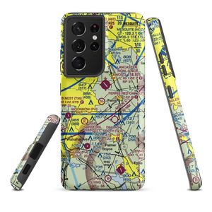 Ferris Red Oak Municipal Heliport (12T) VFR Sectional Samsung Phone Case