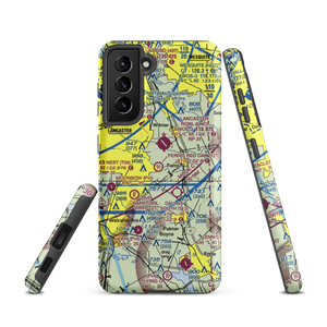 Ferris Red Oak Municipal Heliport (12T) VFR Sectional Samsung Phone Case