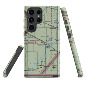 Fessenden Municipal Airport (D24) VFR Sectional Samsung Phone Case