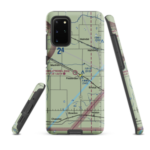 Fessenden Municipal Airport (D24) VFR Sectional Samsung Phone Case