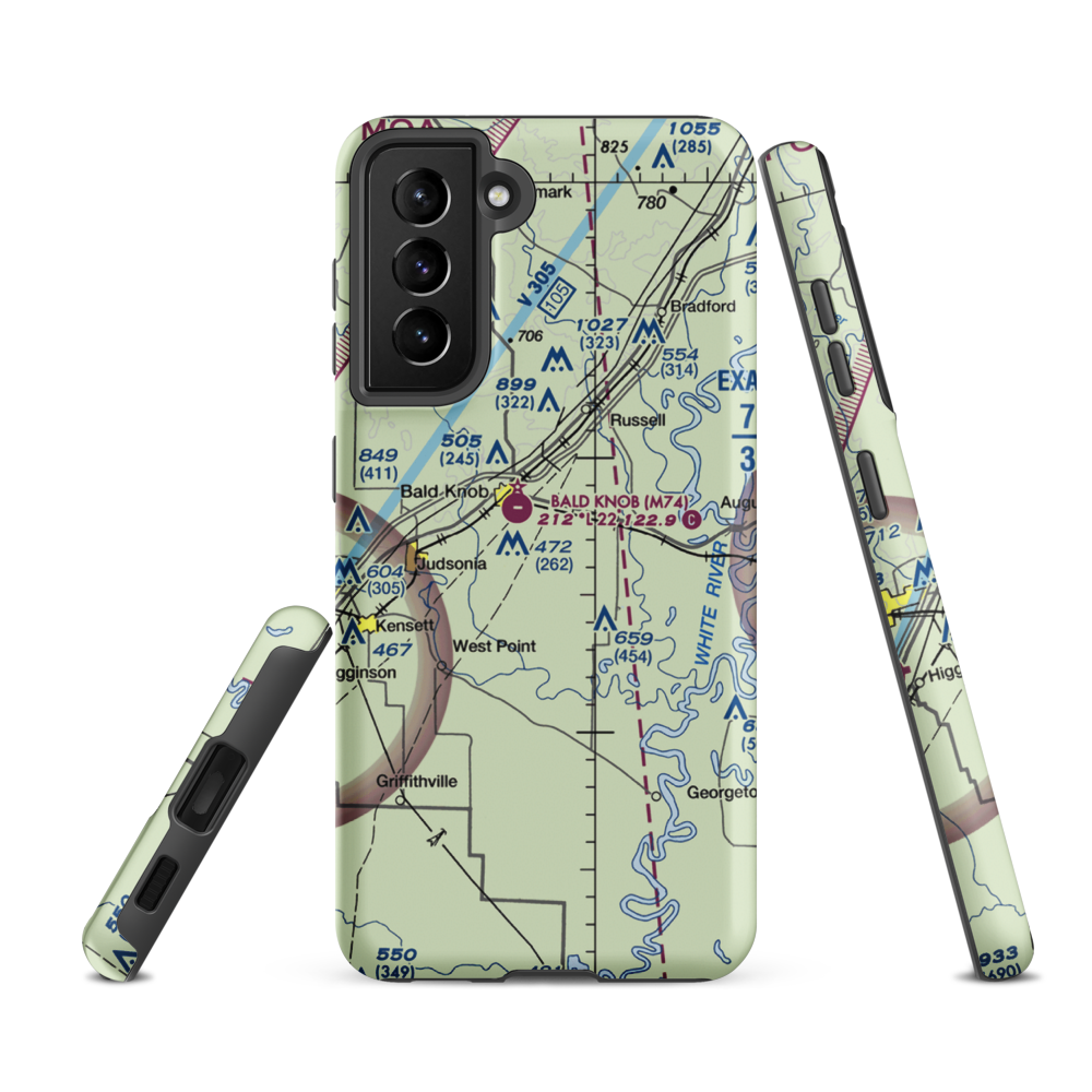 FFS Field (FFS) VFR Sectional Samsung Phone Case Samsung Galaxy S21 FE model shown