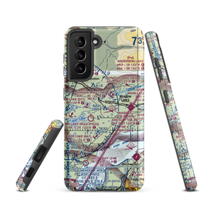 Fisher Airport (08AK) VFR Sectional Samsung Phone Case