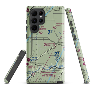 Fisher Ranch Airport (35WA) VFR Sectional Samsung Phone Case