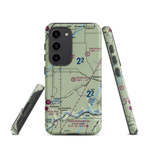 Fisher Ranch Airport (35WA) VFR Sectional Samsung Phone Case