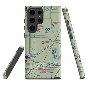 Fisher Ranch Airport (35WA) VFR Sectional Samsung Phone Case