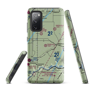 Fisher Ranch Airport (35WA) VFR Sectional Samsung Phone Case